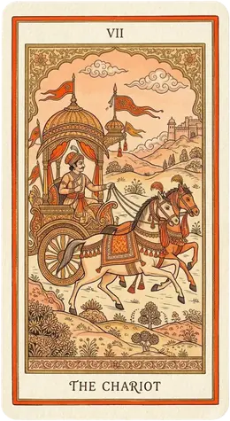 The Chariot tarot card