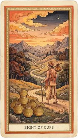 Eight of Cups tarot card