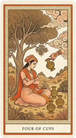 Four of Cups tarot card