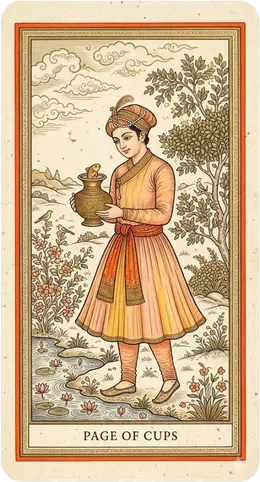 Page of Cups tarot card