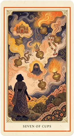Seven of Cups tarot card