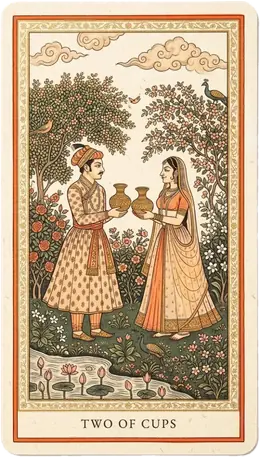 Two of Cups tarot card