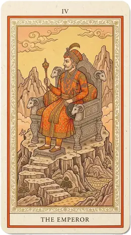 The Emperor tarot card