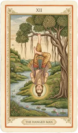 The Hanged Man tarot card