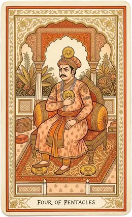 Four of Pentacles tarot card