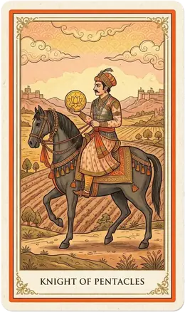 Knight of Pentacles tarot card