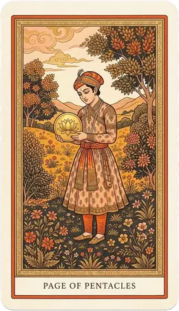 Page of Pentacles tarot card