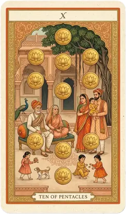 Ten of Pentacles tarot card