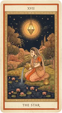 The Star tarot card