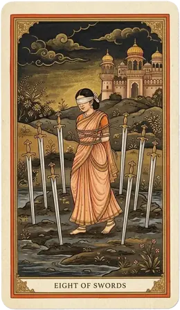 Eight of Swords tarot card