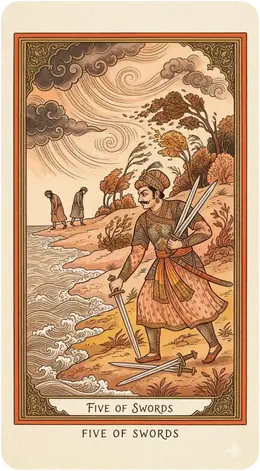 Five of Swords tarot card