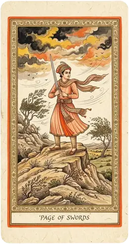 Page of Swords tarot card