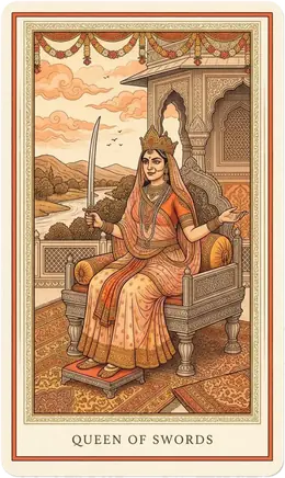 Queen of Swords tarot card