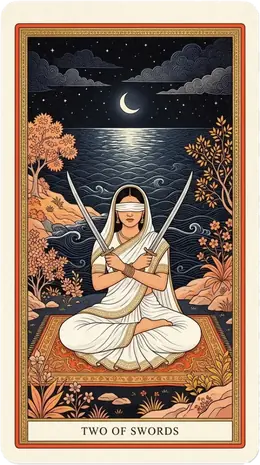 Two of Swords tarot card