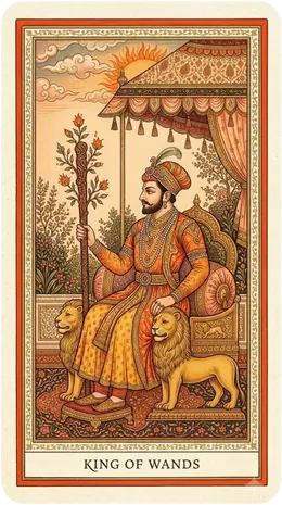 King of Wands tarot card