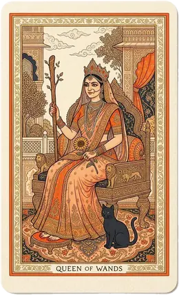 Queen of Wands tarot card