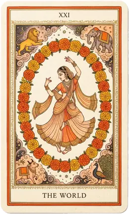 The World tarot card