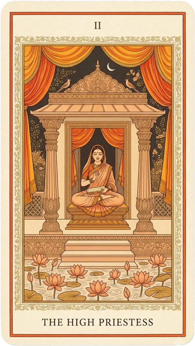 The High Priestess tarot card